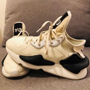 Adidas Y-3 Kaiwa White Black sneakers